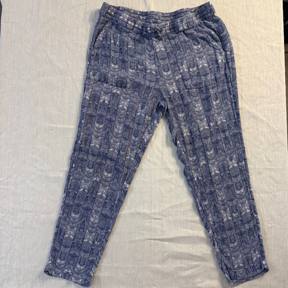 PrAna Women’s Small Hele Mai Pant Blue White